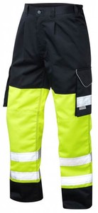 กางเกงทำงานแบบสะท้อนแสงสำหรับผู้ชาย ทนทานสูง - Product Image 3