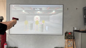 Parque de atracciones Juego de disparos interactivo Simulador multijugador Detección de movimiento Equipo de entretenimiento de proyección inmersiva - Product Image 6