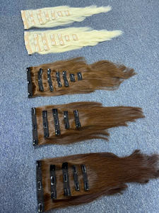 Extensions de cheveux naturels vierges vietnamiens à clipser, qualité Hanoi, prix usine, pointes pleines, logo personnalisé, toutes couleurs - Marque NASA HAIR VIETNAM - Product Image 6