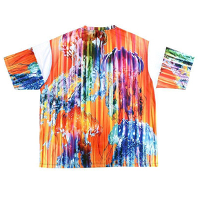 T-shirt personnalisé respirant sublimé avec motifs graphiques variés pour la mode streetwear américaine tendance 2026 - Product Image 6