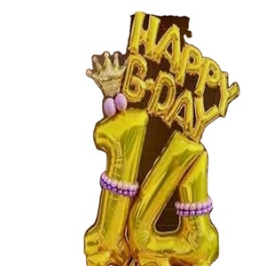 Globo de papel de aluminio de alta calidad para bodas, cumpleaños, baby showers, suministro al por mayor para hoteles y decoradores de eventos, globo de papel de aluminio - Product Image 1