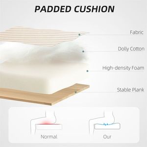 Sedia da Ufficio Comoda in Nylon e Tessuto con Altezza Regolabile, Arredamento per Casa e Ufficio - Product Image 3