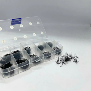 Mixed Length Korean PBT Lash Cashmere Premade Fans Loose Base Whispie Lash Extensions Premade Individual Eyelashes Custom Box - Product Image 3