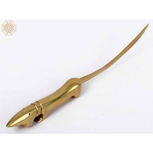 รูปปั้นเมาส์แอบสแตรกขนาด8นิ้วทำด้วยมือพร้อมหางยาวทำจากทองเหลืองของตกแต่งบ้าน - Product Image 4