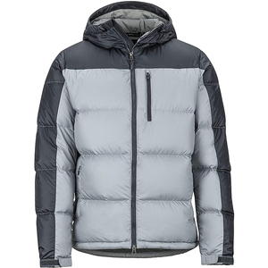 Vestes matelassées pour hommes en gris uni, mode personnalisée, tissu 100% polyester de haute qualité, chaudes et épaisses pour l'hiver - Product Image 1