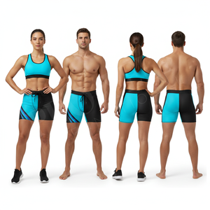 Whole Sale Cheap Price Top Quality Solid Plain Custom Color Compression Shorts Kickboxing Fighting Training Yoga Fitness Shorts - Product Image 3