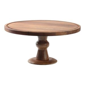 Modern Round Wood <b>Cake</b> <b>Stand</b> Handmade Pedestal Dessert Display for Wedding Birthday Party Table for hotel - Product Image 1