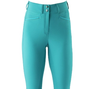 High Quality 4-way Stretch Horse Riding Breeches <b>Leggings</b> Tights <b>Equestrian</b> Wear Pants on Technical Fabric with Soft Feel - Product Image 5