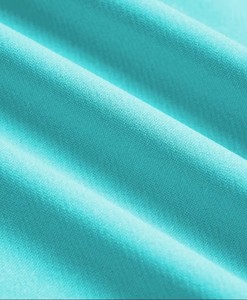 Men's Light Blue Solid Color Short Sleeve O-Neck T-Shirt Regular Fit Casual Knitted Style - Product Image 5