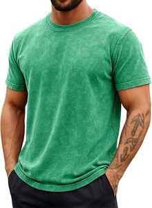 <b>Mens</b> Acid Wash Slim Fit <b>Silk</b> Screen Printed Anti-Wrinkle Eco-Friendly 220g Cotton T-<b>Shirt</b> Custom Wholesale Vintage Streetwear - Product Image 3