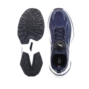 Chaussures de randonnée robustes Eve Blue White pour hommes – Baskets d'extérieur confortables avec design de trekking offrant un excellent maintien - Product Image 4
