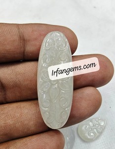 Lot de Cabochons en Pierre de Lune Blanche Naturelle de Haute Qualité à 100 %, Prix de Gros, pour la Fabrication de Bijoux Faits Main en Pierre de Lune Blanche - Product Image 4