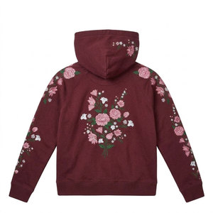 Sweat à capuche personnalisé pour homme, broderie, coton molletonné épais, coupe oversize, style streetwear, vente en gros - Product Image 2