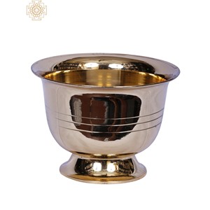 Handmade 5-Inch Small <b>Brass</b> Chandan Pela Traditional Indian Design <b>Frames</b> Crafted in India - Product Image 2