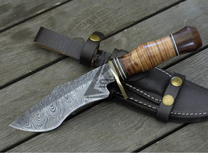 Cuchillos de Hoja Fija con Mango de Madera, Marca Privada OEM, Personalizables en Color y Tamaño, Alta Calidad, MOQ Bajo - Product Image 5
