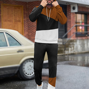 High Quality ARTIZ INTERNATIONAL <b>Mens</b> Streetwear 2 1 Solid Printed Eco-Friendly Breathable Heavy Fleece 100% Cotton Hoodie Cargo - Product Image 5