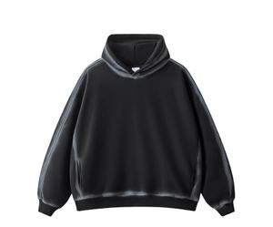 Factory Wholesale Oversized Hoodie Custom Logo Pullover Hooded <b>Sweatshirt</b> Blank Streetwear Fleece Hoodies OEM Bulk Supply - Product Image 1