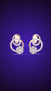 Bien fait 10K Moissanite/Cubic Zirconia / CVD Lab cultivé 14K/18K/22K/925 Boucles d'oreilles en argent pour soeur. - Product Image 4