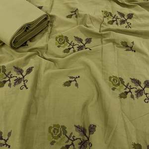 Tissu brodé multi-embroideries de qualité supérieure pour femmes, tissu de créateur, tissu de soirée, textile brodé de luxe, doux - Product Image 3