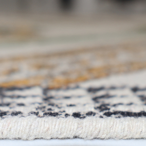 Alfombra Bohemia de Algodón Tejida a Mano, Decorativa, para Sala de Estar, Dormitorio, Patio, con Diseño Geométrico, Impresa a Mano, Lavable, Apta para Mascotas - Product Image 3