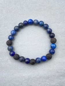 Opal Beaded 14K Gold Plated <b>Stretch</b> Bracelet for Women & Men-Yoga Meditation Gift - Product Image 3