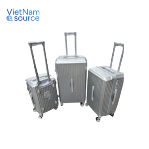 Juego de equipaje rígido de ABS verde brillante, Maleta giratoria de viaje duradera con asa telescópica, fabricante de Vietnam - Product Image 3