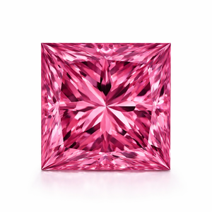 Moissanite rose de qualité D, 3 carats, clarté VVSI, synthétique, créée en laboratoire, 8,5x8,5 MM, pierre précieuse en vrac pour la fabrication de bijoux - Product Image 2