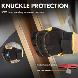 Guantes Profesionales de Mecánico para Reparaciones con Dorso Transpirable y Agarre Fuerte en la Palma - Product Image 3