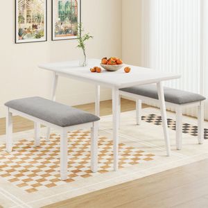 Panca da Camera da Letto con Gambe in Legno Massello e Seduta Imbottita, Sgabelli e Pouf Rivestiti - Product Image 6