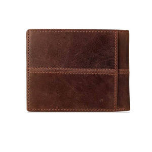 <b>Vintage</b> Casual Leather Wallet With Zipper Closure Printed Logo Pattern Fashionable Slim <b>Mini</b> Purse Travel Front Pocket Design - Product Image 3