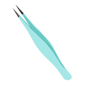 Pinzas de Acero Inoxidable para Cejas, Punta Inclinada y Puntiaguda, Pinzas para Extensión de Pestañas, Fabricadas en Fábrica, Venta al por Mayor, Calidad Premium - Product Image 3