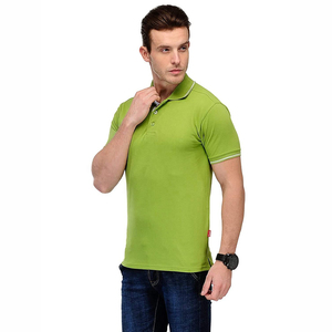 Polo classique en coton 240 GSM, tissu doux au toucher, piqué épais, respirant, décontracté chic, pour le bureau, fabrication OEM, marque privée - Product Image 4