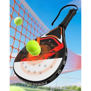 Raqueta de Pádel de Fibra de Carbono con Espuma EVA Suave para Adultos, Raqueta de Tenis Profesional para Entrenamiento con Acabado Arena y Forma de Diamante - Product Image 3