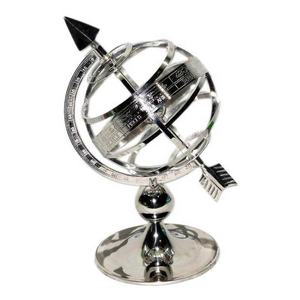 Aluminium Desktop Globe Indian Handicraft Item Home Decorative <b>Gift</b> Item High Quality Antique Design Top Selling Top Product - Product Image 6