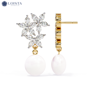 Messi Jewelry Custom Jewelry Lab Grown Diamond <b>Cluster</b> Stud Earrings Women Jewelry - Product Image 1