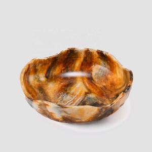 Bol en résine effet marbre fait main, sculpté, moderne, de luxe, durable, de qualité alimentaire, écologique, couleur personnalisable, directement du fabricant – Meilleures ventes - Product Image 2
