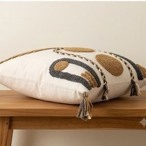Housse de coussin rectangulaire à motifs géométriques, style bohème, décorative, avec broderie, à prix avantageux - Product Image 6