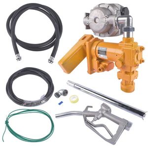 Pompa Portatile per Trasferimento Carburante Benzina/Diesel 12V 20GPM Senza Contatore Olio - Gialla - Product Image 4