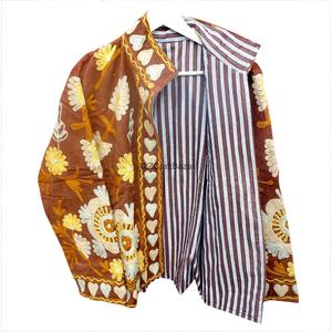 เสื้อแจ็คเก็ตคอร์ดูรอยปักลายซูซานี  รักษ์โลก ระบายอากาศได้ดี แห้งเร็ว  สำหรับทุกเพศ ทุกวัย  บุด้วยผ้าฝ้าย 100%  พร้อมปักโลโก้ตามสั่ง - Product Image 4
