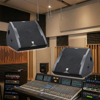 Haut-parleur de monitoring mono en bois LS3 coaxial 12 pouces/15 pouces actif/passif avec puissance de 400W/350W et connectivité XLR/Speakon