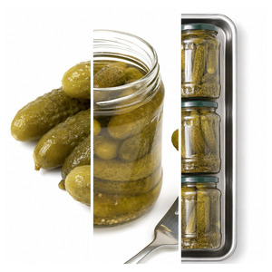 Made In Vietnam Special Offer Premium Quality Delicious Canned <b>Pickled</b> Cucumbers in Brine Packed in 20oz Can - Product Image 4