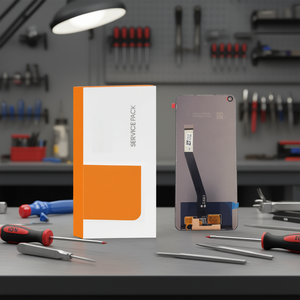 Écran tactile LCD pour Xiaomi Redmi Note 9, 6,5 pouces, TFT, pack de service original, noir - Product Image 3