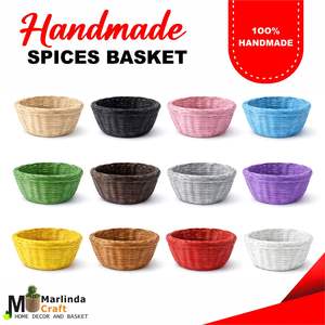 Cesta de Ratán Artesanal para Especias - Product Image 1