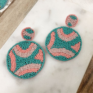 ต่างหูแฟชั่นปักลายหรูหราสบายๆเครื่องประดับหรูหรา - Product Image 1