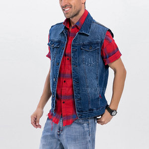 Chaleco Vaquero de Invierno para Hombre, Informal, Transpirable, 100% Algodón, Corte Regular para Uso Diario - Product Image 5