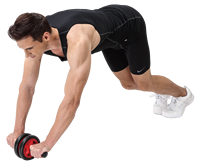 Roue abdominale ALLWINWIN ABW65 - Rouleau d'exercice pour le renforcement du tronc et la musculation