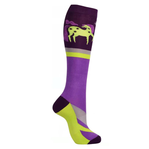 Calcetines Ecuestres de Algodón con Diseño Personalizado y Logotipo, de Alta Calidad, para Hombre y Mujer, Novedad 2026 - Product Image 1
