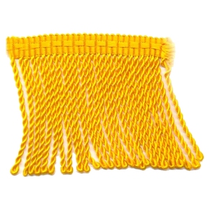 Yellow Polyester <b>Braided</b> Fringe Trim for Garment Decoration Handmade Uniform <b>Accessory</b> - Product Image 1