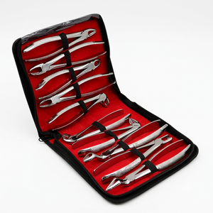 Ensemble de 7 pinces dentaires pour bébé, réutilisables, en acier inoxydable de qualité allemande, Power Grip, certifié CE - Product Image 6