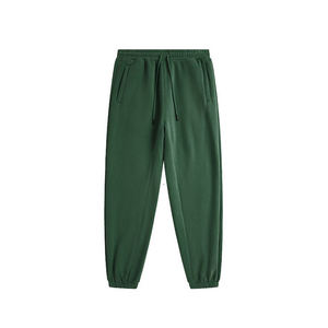 Pantalones Deportivos Casuales para Hombre, Color Rosa Coral, Poliéster Antipilling, Cintura Elástica con Cordón, Bolsillos Laterales, Tejido Ligero - Product Image 3